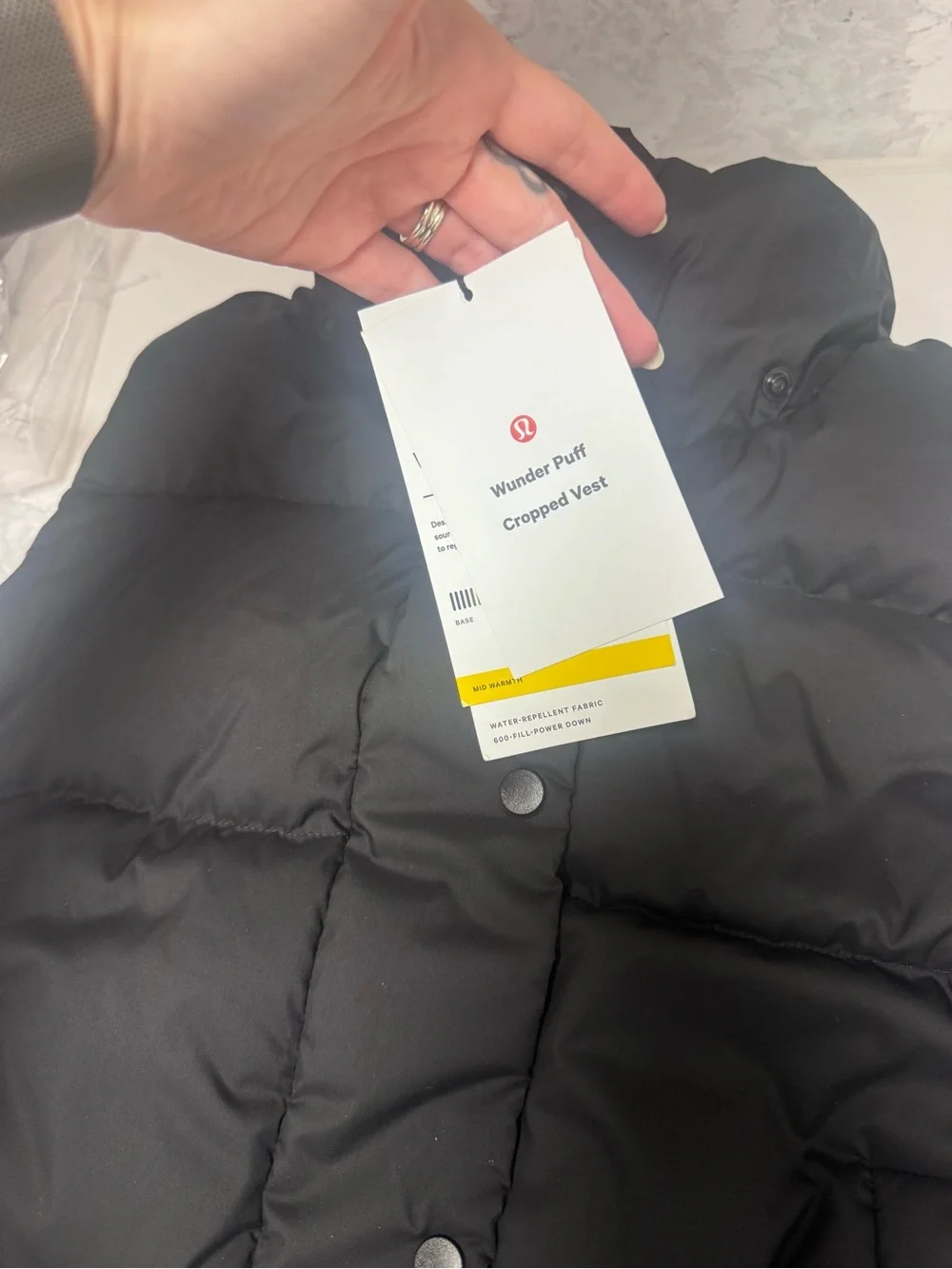 lululemon athletica Black Quilted Puffer Vest